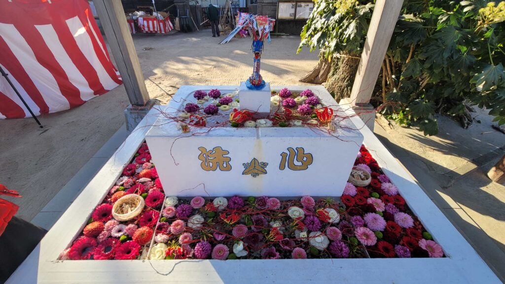 四王子神社花手水