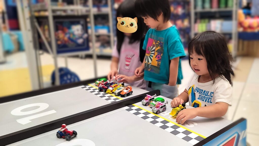 ポイントゲットレース様子