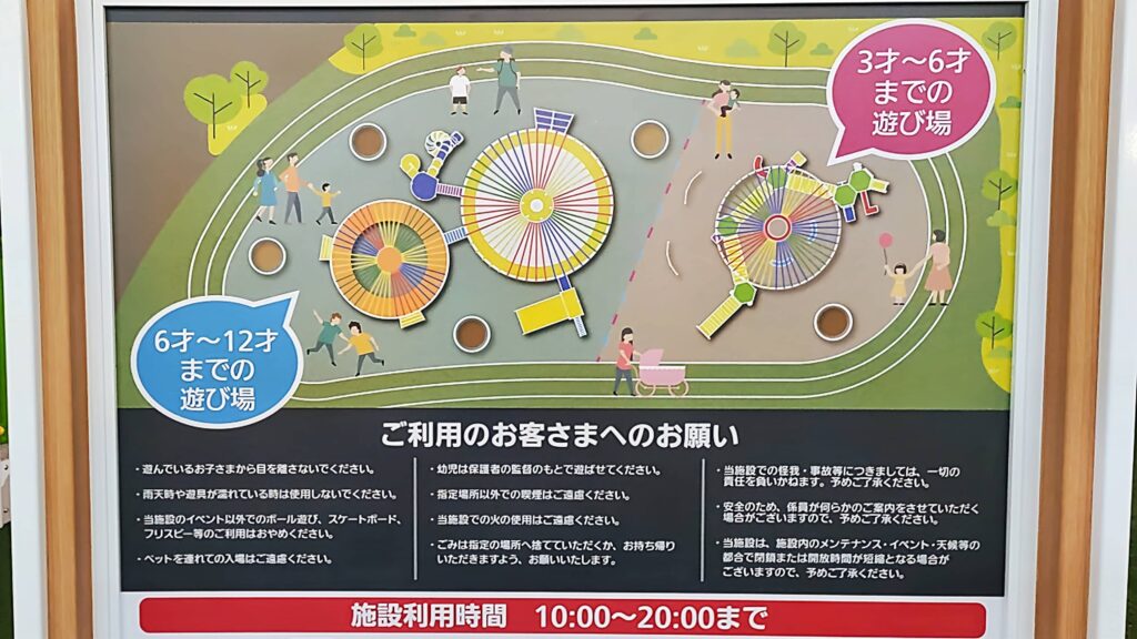 ルクルパーク案内板