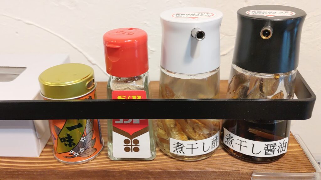 煮干し酢と煮干し醤油